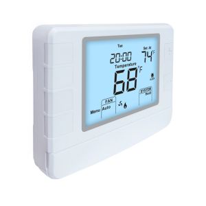 Riseem White Color Digital Heating HVAC Room 24V Home Thermostat With 5/1/1