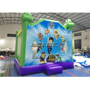 Cheap PVC Material Inflatable Bouncer Castle With Slide 4m * 5m * 4m Waterproof for sale
