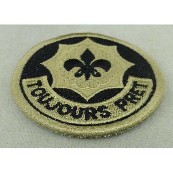 Quality Toujours Pret  Army Patches With Velcro USA Troop EMB Badge OEM ODM wholesale