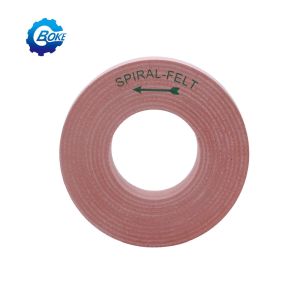High Brightness Spiral Felt Buffing Wheel For Glass Polishing On Beveling