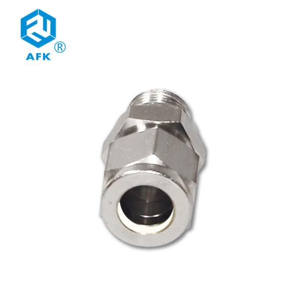 Quality NPT Connector Union SS316 Screwed Tube Fittings 8mm 3000PSI wholesale