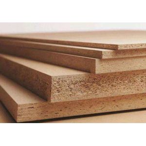 Poplar Particle Board Laminated Sheet , E1 Glue Pallet Compressed Particle Board