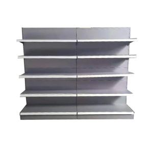 Factory Custom Size Color Logo Single Sided Gondola Shelf Supermarket Shelf Wall