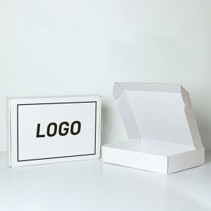 Custom Design Mailer Box White Folding Airplane Gift Paper Packaging Box For