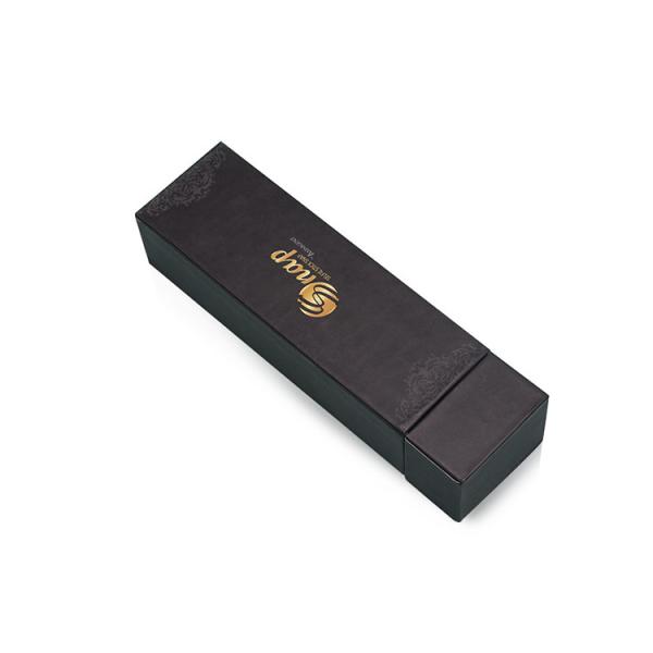 Quality Custom Black Cardboard Slide Kraft Paper Gift Packaging Drawer Paper Boxes wholesale