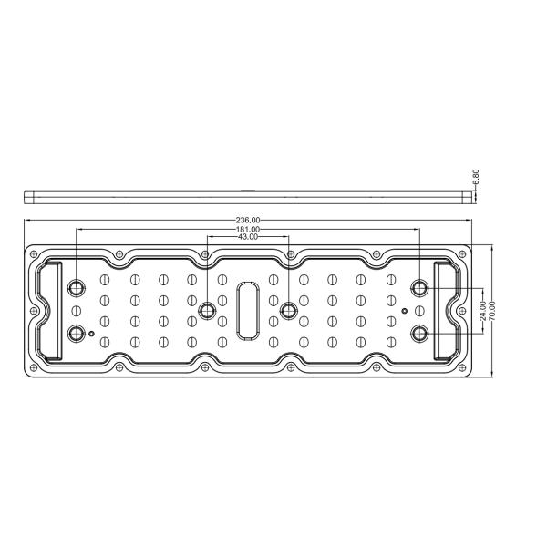 Lightweight Residential Ceiling Light LED Module 30 In 1 Durable