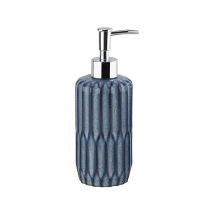 Blue Bathroom Accessories Soap Dispenser Ceramic BSCI Hand Wash Dispenser With