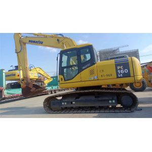 PC160 Crawler Used Komatsu Excavator Operating Weight 16 Tons