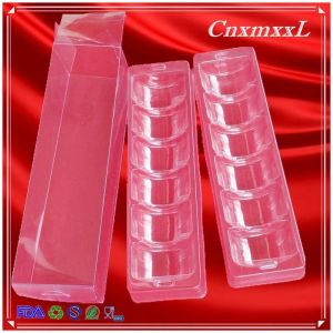 6 blister tray clear macaron plastic packaging container boxes & reusable