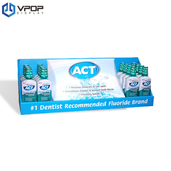 Quality Advertising Portable Counter Hook Display Stand For Teeth Health Care Products wholesale