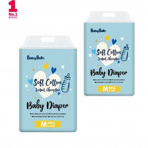 China Soft Baby Diaper Nappies Disposable Breathable on sale