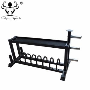China Compact Design Gym Dumbbell Rack Iron Material L150*W66*H80cm Size on sale