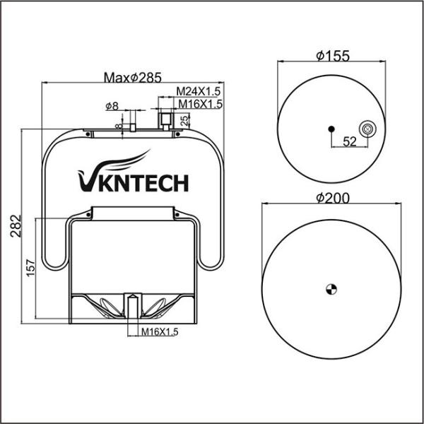 A 942.320.01.21 4390NP01 9505 For Mercedes Benz Actros And Actros MP2 Truck Air Suspension Spring