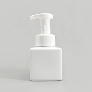 Cheap White Square 42mm 8.45oz Foam Pump Bottle for sale