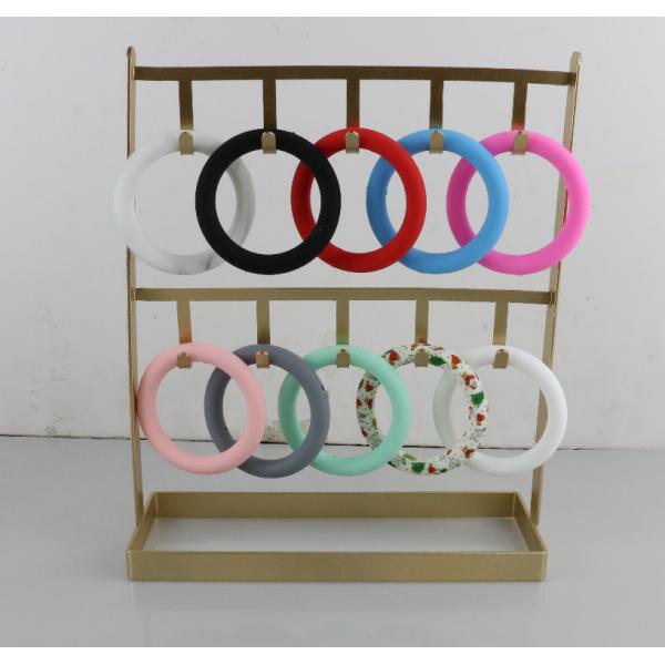 Non-toxic Silicone O Ring Focal Beads BPA Free DIY keychain decoration