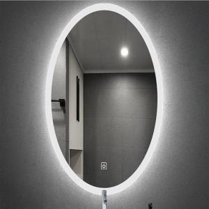 China Custom made multifunctional intelligent anti-fog mirror light led bathroom mirror lamp hotel HD wall mirror light on sale