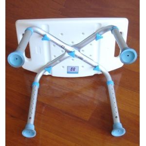 Heavy Duty Portable Folding Shower Chairs For Disabled With Removable Backrest