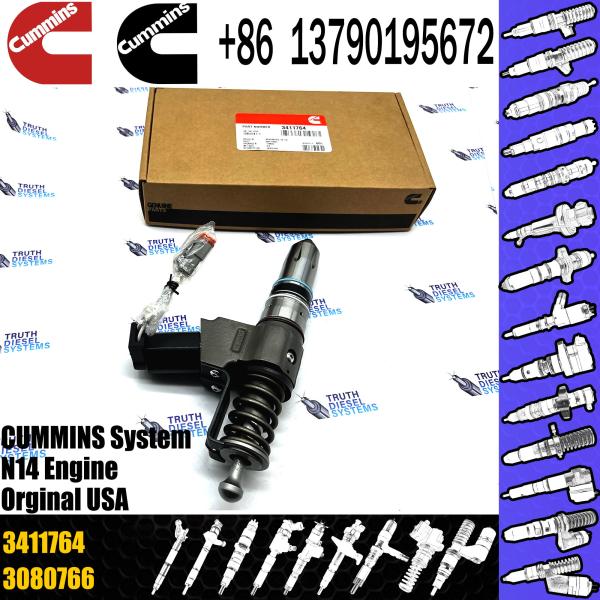 Quality Diesel engine spare parts common rail fuel injector 3411764 3411767 for Cummins Engine N14 wholesale