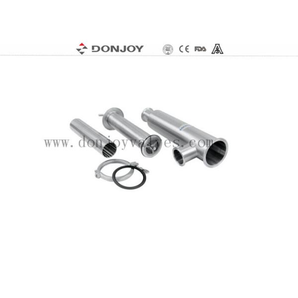 Quality 304 Sanitary Cylindric Angle Tank Pipeline Filter For Food & Beverage Industry wholesale