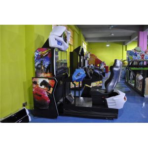 42" LCD Dynamic Seat Racing Game Machine Steering Wheel Cruisin Arcade Machine