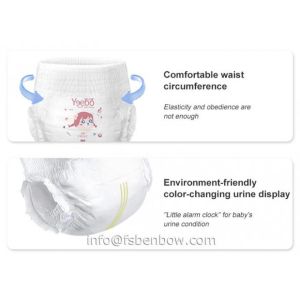 Exclusive Patented Leakage Proof Design for Benbow Baby Diapers