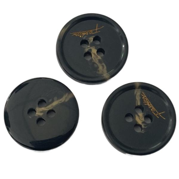 Quality 32L Plastic Coat Buttons Painting Color On Logo Use For Coat Sweater wholesale