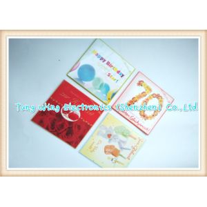 Personalized Delicate Festival Custom Sound Greeting Cards with sound chips