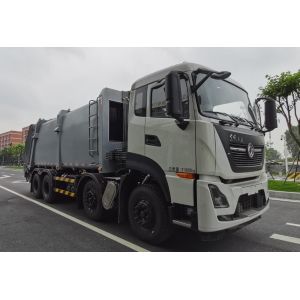Compression Rubbish Rear Loaders Manual Compressed Garbage Truck
