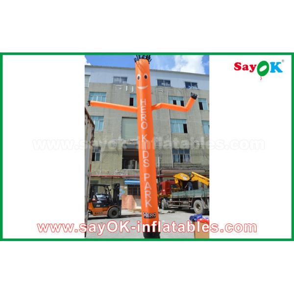 Quality Mini Air Dancer Red / Orange / Blue Inflatable Air Dancer / Sky Dancer With With CE Blower For Outdoor Advertising wholesale