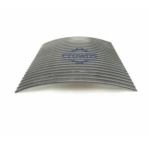 Stainless Steel Wedge Wire Curve Screen Flat Screen Panel For Fishpond