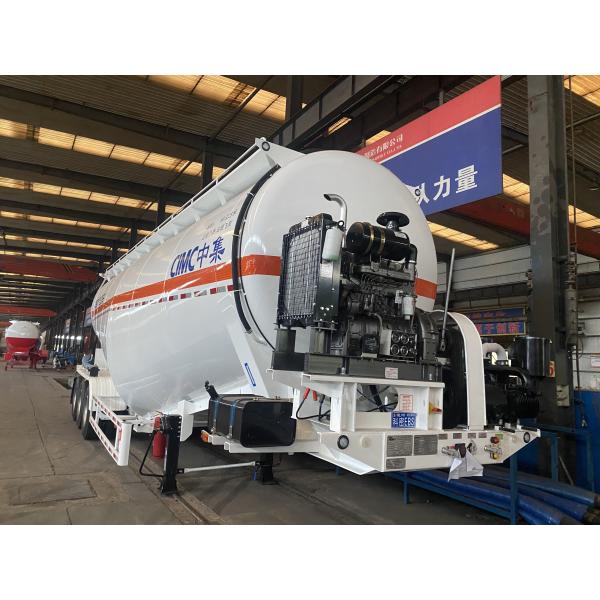 Quality High-strength Cement Bulk Powder Trailer Maximum Load Capacity 3 Axle Cement Trailer wholesale