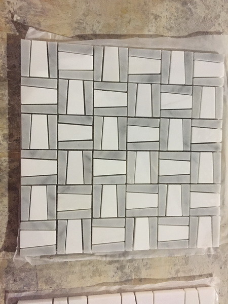 Dolomite White Marble Mosaic Stone Mosaic for Home Decorations New Design