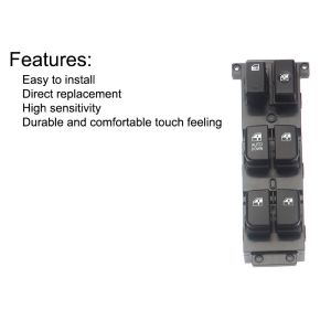 Front Left Master Window Control Switch Low Specifica Six Key Blue Light