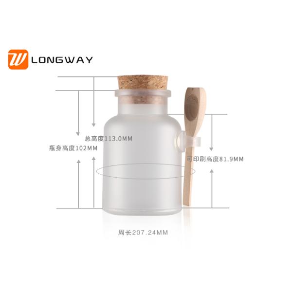 ABS Mini Bath Salt Jars With Handle , Small Plastic Containers For Cosmetics