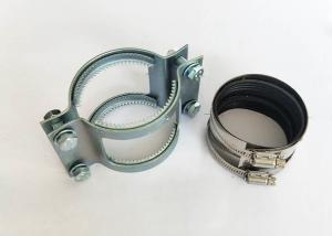 China SML EN877 Heavy Duty Pipe Clamps Cast Iron Pipe Grip Collar Coupling With Teeth on sale