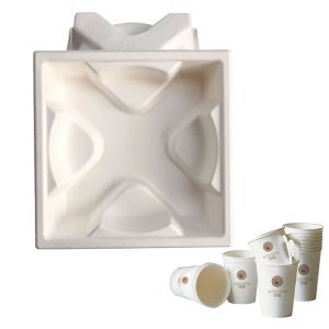 Bamboo Sugarcane Pulp Packaging 0.8mm Thickness Thermoformed