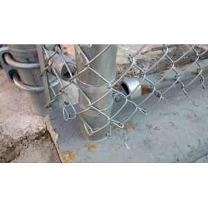 chain link wire mesh fence 50mm x 50mm hot dipped galvanized chain wire tension