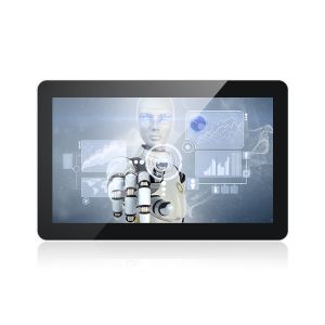 Cheap 15.6&quot; Multi-touch Screen pcap touch monitor VGA DVI HDMI input IP65 front VESA mount for sale