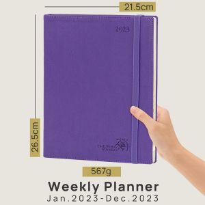 REACH Pu Leather Custom Academic Planner 2023 Weekly Planner