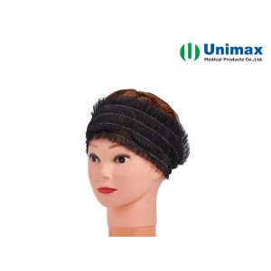 China Disposable Spa Make up Non-woven Elastic Hairbands Hairties on sale