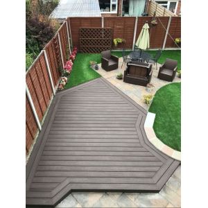 Antislip 140 X 25 3d Wall Cladding Panels Deep Embossed Plastic Wood Garden