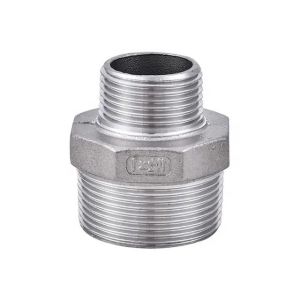 Equal 304316 Stainless Steel Hydraulic Male Thread Fitting Hexagon Pipe Nipple