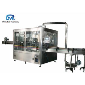Isobaric Filling Stainless Steel Beverage Bottling Machine With Bottle Washing