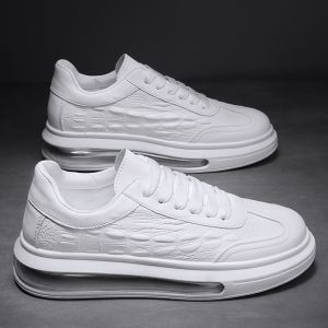 China Customized OEM Mens Leather Casual Shoes Low Top Silhouette on sale