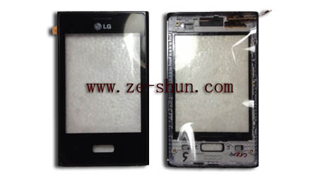 Sensitive Black Replacement Touch Screens For LG Optimus L3 / E400