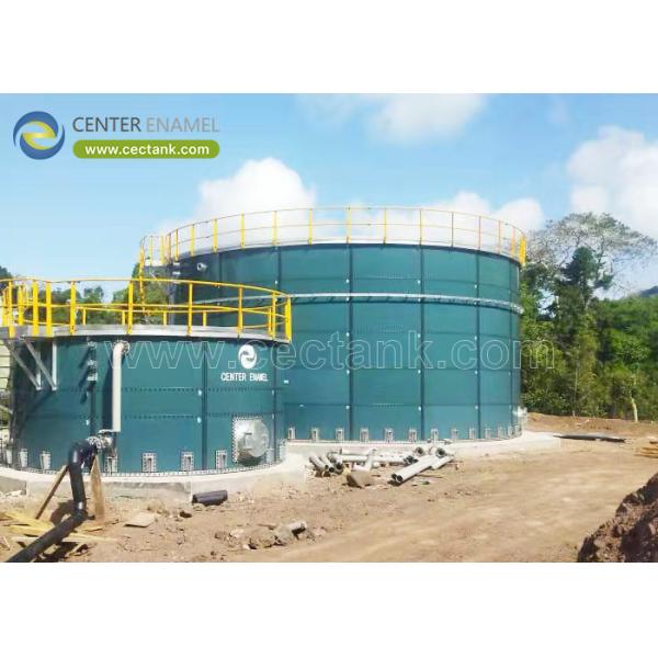 Quality Center Enamel Provides Epoxy coated steel tanks For Cambodia Drinking Water Project wholesale