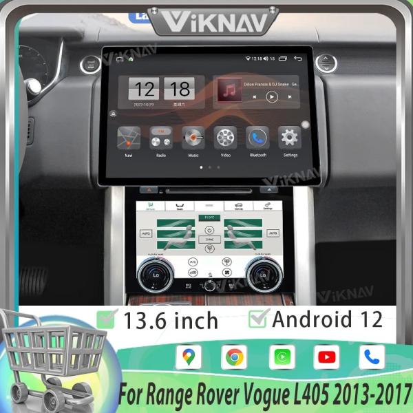 13.6inch Android Touch screen Stereo For 2013-2017 Range Rover Vogue Multimedia