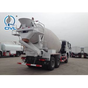 6x4 8 - 10m3 Mixer Tank Truck With 10 Tire Sinotruk Howo7 / Concrete Mixer Truck