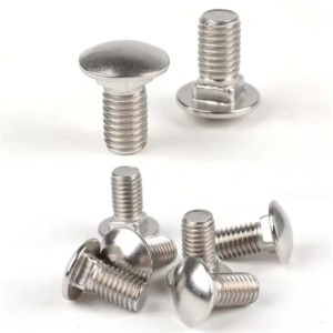 Thread Length 12mm Countersunk Carriage Bolts with 6mm Shank Diameter