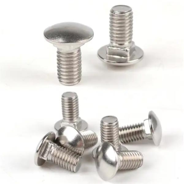 Carriage Bolt With Hex Nut Din603 Nickel Plated Round Square Neck Super Duplex